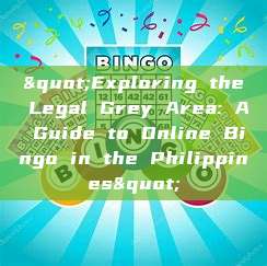 "Exploring the Legal Grey Area: A Guide to Online Bingo in the Philippines"