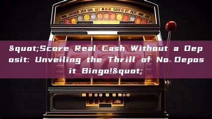 "Score Real Cash Without a Deposit: Unveiling the Thrill of No Deposit Bingo!"